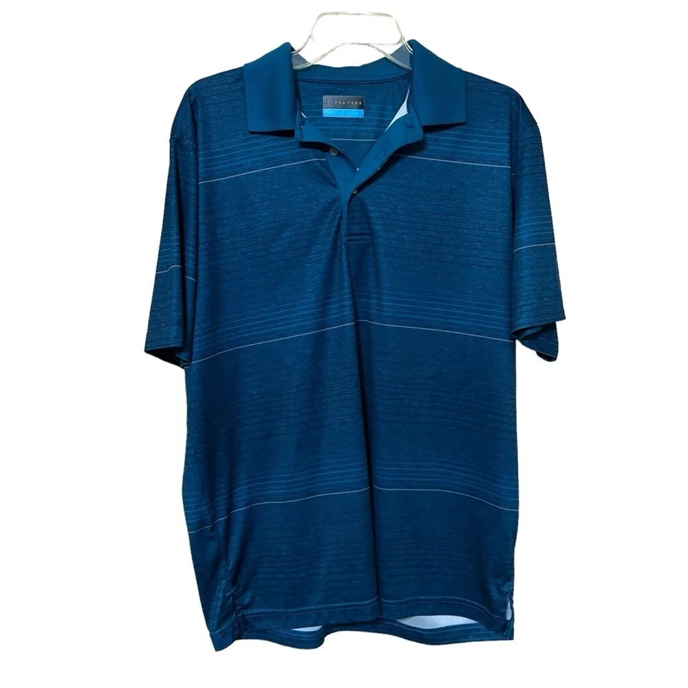 PGA‎ Tour Teal Short sleeve size Large Polo